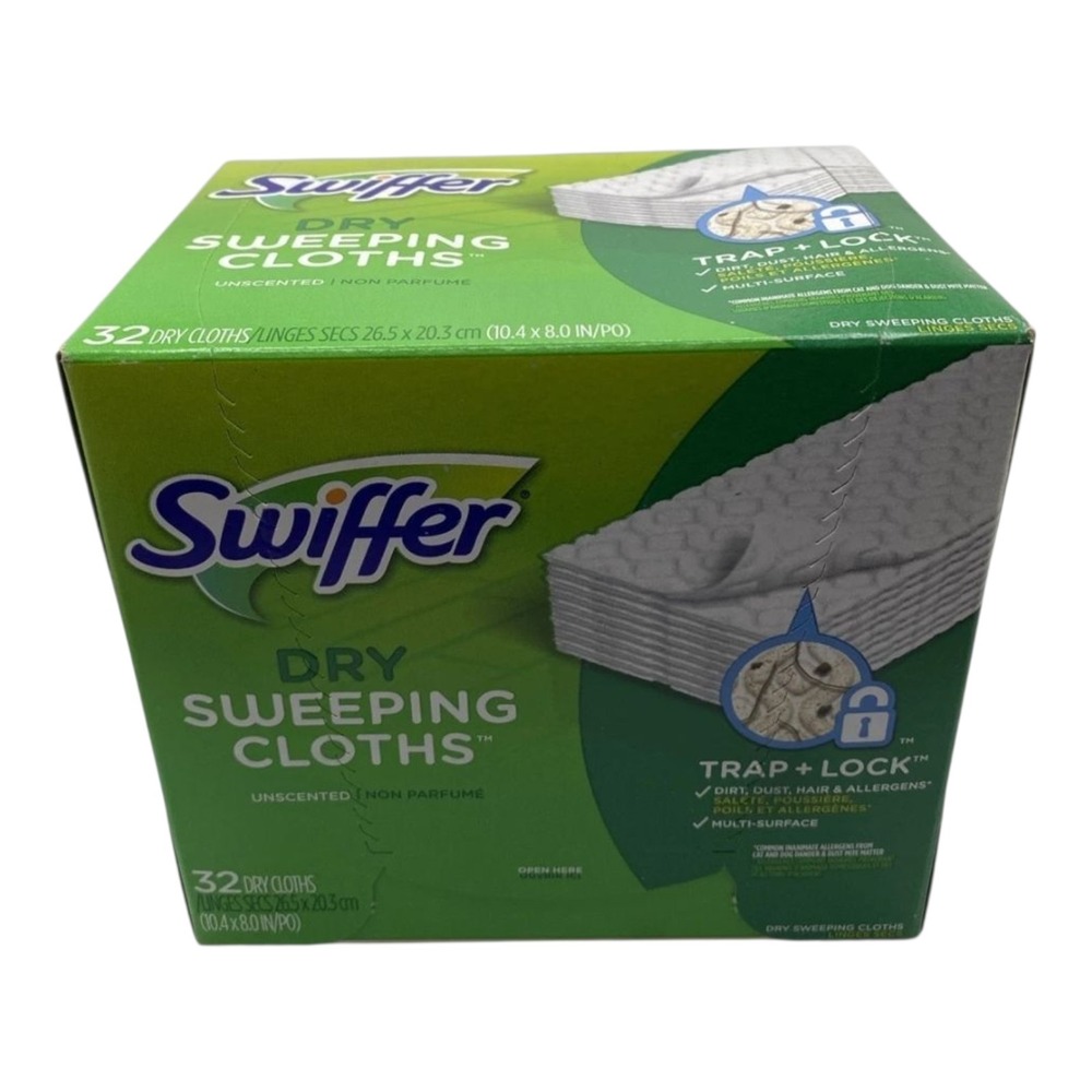 Swiffer Sweeper 5.4 in. Dry Microfiber Dust Mop Refill 32‎ pk